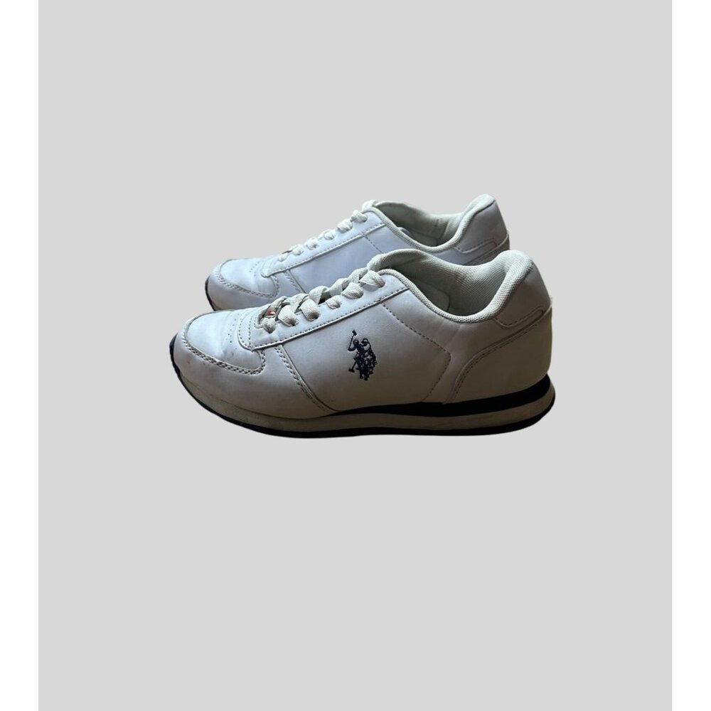 U.S. Polo Assn Size 7 Mens Casual Walking Sneakers Shoes White - Picture 2 of 10
